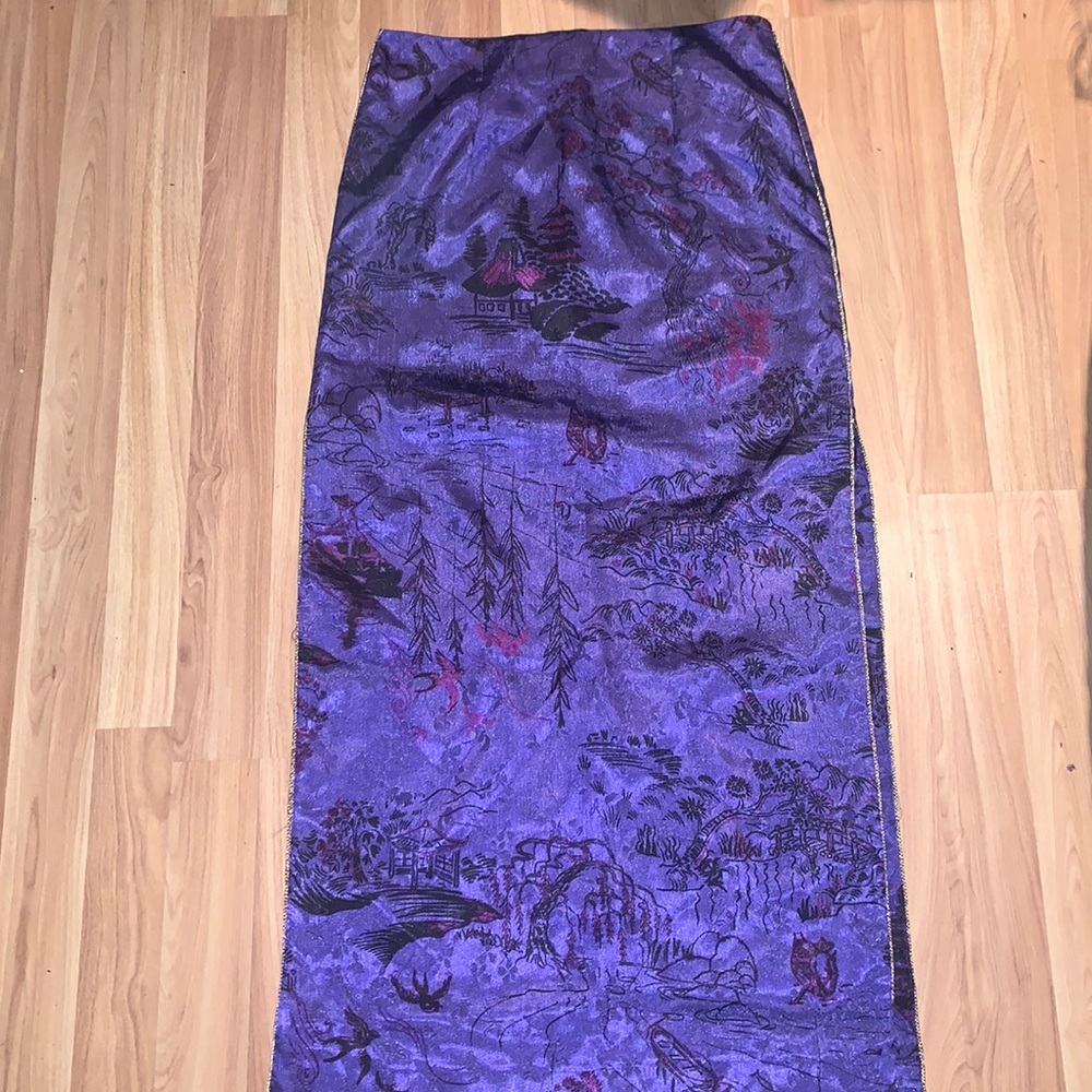 NWOT Zara Maxi Skirt Size Small Oriental Style - Picture 1 of 9